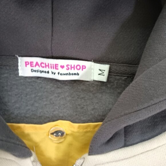 Studio Ghibli Style Hoodie with ears and removable back panel medium - Picture 6 of 7